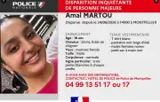 Disparition inquiétante d'une jeune femme de 18 ans à Montpellier
