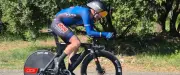 François Dussaud, vice-champion de France de paracyclisme à Méjannes-le-Clap