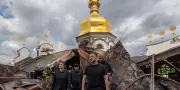 Frappe russe à Kiev : la cathédrale de la Dormition endommagée