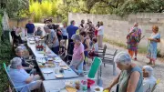 Fête des voisins à Vacquières : une trentaine de participants