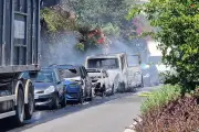 Incendie de cinq véhicules à Cannes ce dimanche, aucun blessé