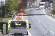 Incendie d'un véhicule sur l'A8 entre La Turbie et Monaco : trafic coupé