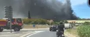 Incendie à Pézenas : cent pompiers et quatre Canadair mobilisés