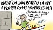 Le bateau en kit : un meuble Ikea flottant selon Dadou