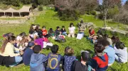 Les écoliers de Murviel créent un parcours de géocaching pour leur Aire terrestre éducative
