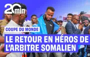 Omar Artan, arbitre somalien refoulé des USA, accueilli en héros à Mogadiscio