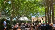 Repas des familles à l'Ehpad Notre-Dame du Dimanche à Saint-Bauzille-de-la-Sylve