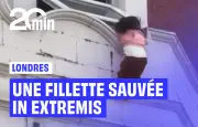 Sauvetage héroïque d'une fillette suspendue dans le vide à Londres