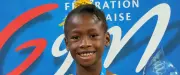 Shaade Adeossi, 10 ans, championne de France de gymnastique avec 5 points d'avance