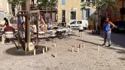 Soirée jeux de société sur la place du Marché à Servian le 12 juin