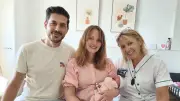 Suzanne, dernier bébé né à la maternité de Sète après 70 ans