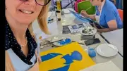 Vernissage de l'atelier peinture Temps Libre à Saint-Geniès-de-Malgoirès