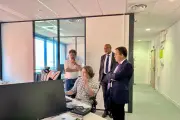 Visite du préfet des Alpes-Maritimes chez BKube, fleuron niçois de la cybersécurité