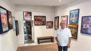 Yves Yague expose ses toiles vibrantes à la galerie Mare Nostrum à Beaucaire