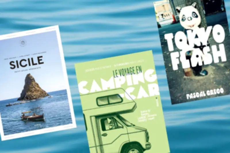 3 livres pour voyager : Sicile, Tokyo et vanlife