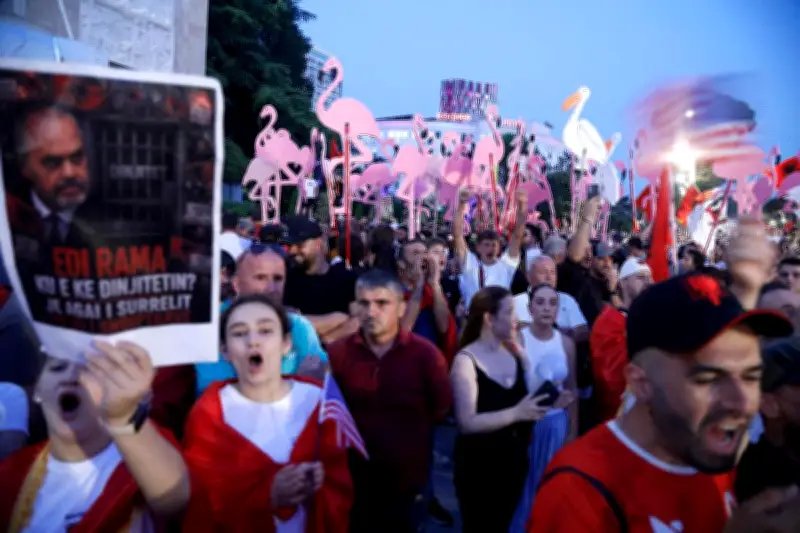 Albanie : 35e manifestation contre le projet Trump à Tirana