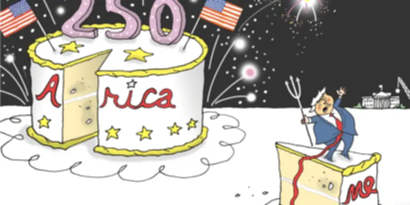 Anniversaire des États-Unis ou de Trump : une confusion célébrée