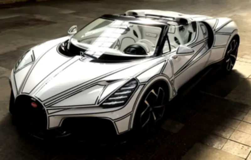 Bugatti W16 Mistral Blanc Éternel : la porcelaine comme signature ultime