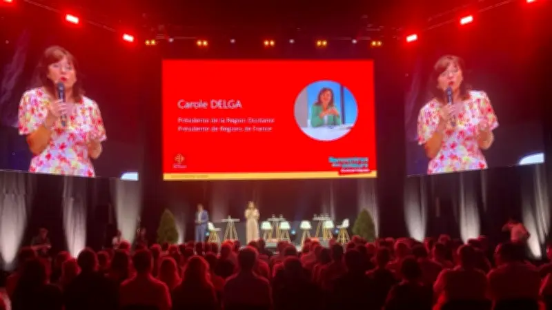 Carole Delga réunit les acteurs économiques à l'Arena de Montpellier