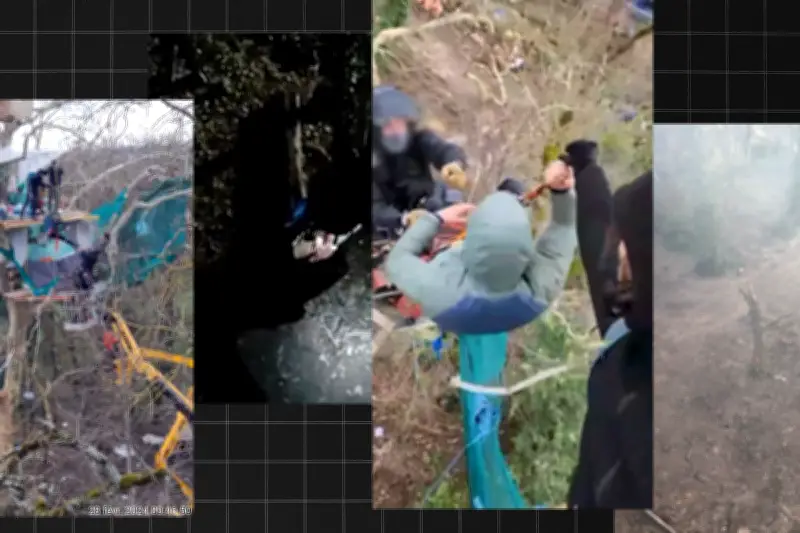 Chantier A69 : vidéos montrent la répression contre les militants