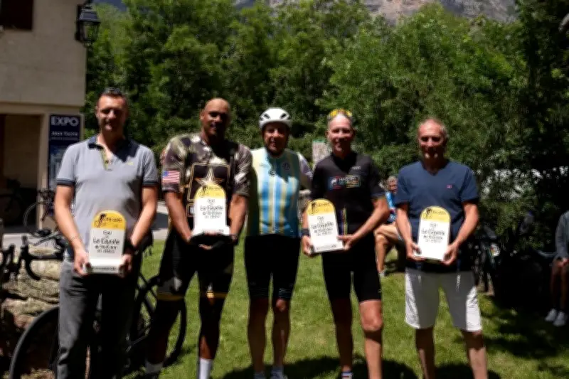 Col de la Cayolle inauguré comme col connecté avec Brochard et Raquil
