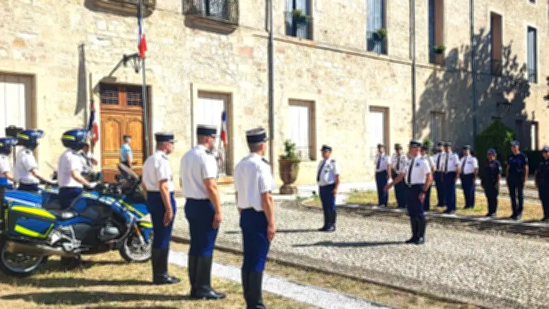 Didier Bobin prend officiellement le commandement de la brigade motorisée de Lodève