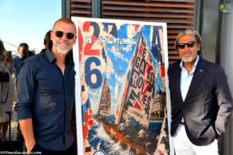 Grégory Berben signe l'affiche des Régates royales de Cannes 2026