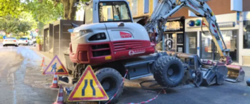 Importante fuite d'eau à Alès : les travaux se poursuivent vendredi