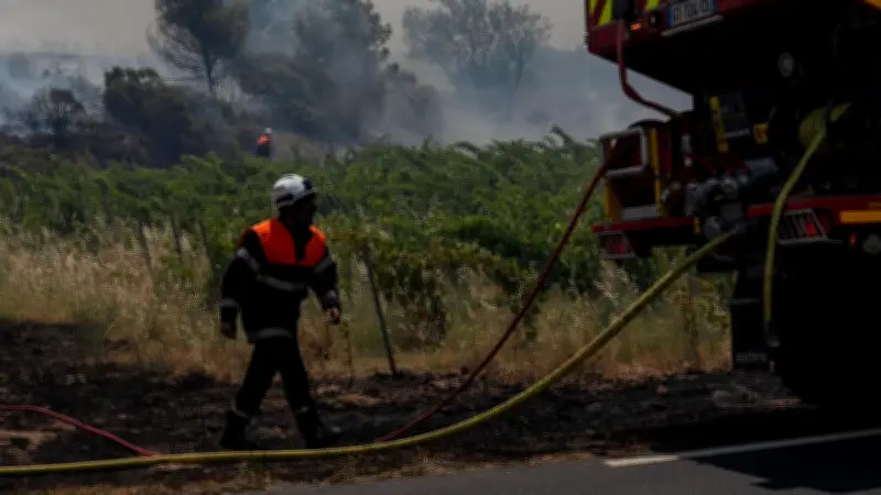 Incendie aux portes de Béziers : 60 pompiers et un avion mobilisés