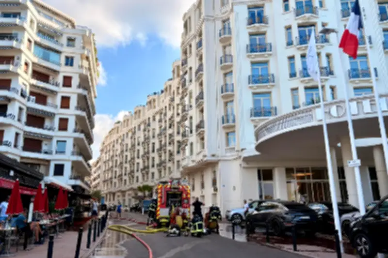 Incendie à Cannes : feu de machine à laver, habitants confinés