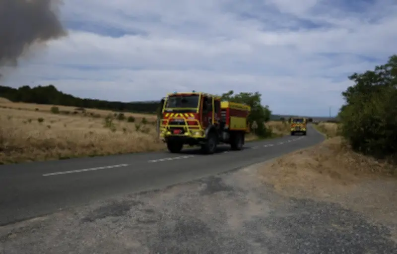 Incendie dans l'Aude : 600 hectares brûlés, vents violents attisent les flammes