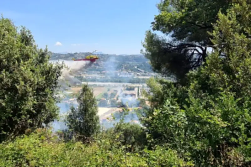 Incendie à Saint-Laurent-du-Var : 72 pompiers mobilisés, feu maîtrisé en une heure