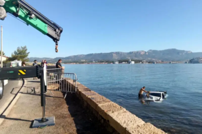 Jeune conducteur alcoolisé finit dans la mer à La Seyne