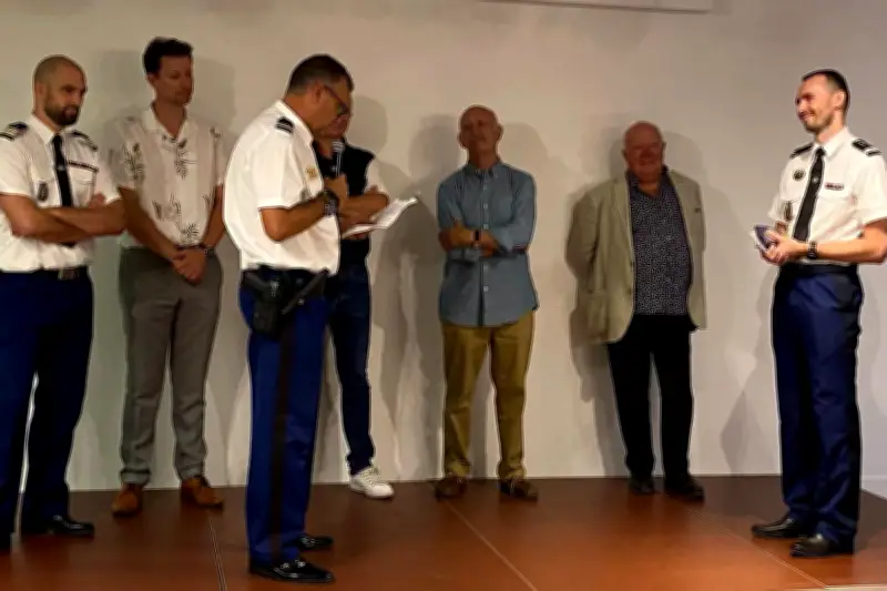 Lieutenant Guezennec quitte La Farlède pour former des gendarmes en Bretagne