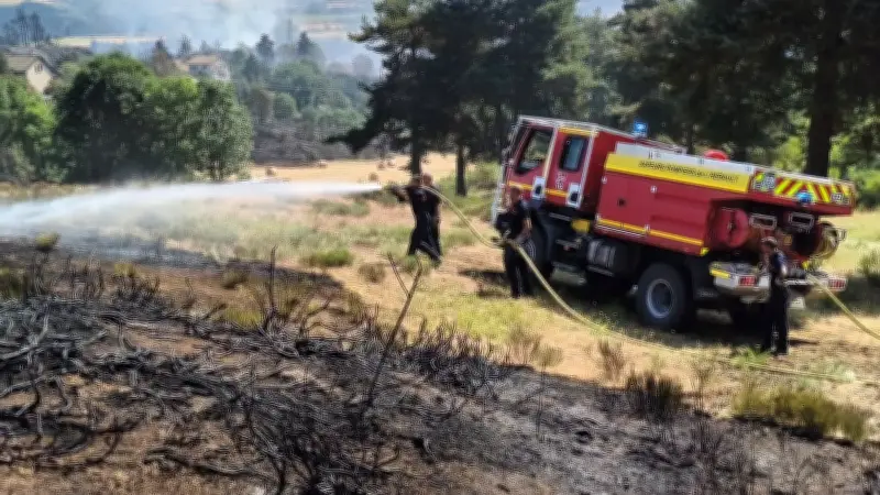 Ligeac sauvé des flammes par une mobilisation exceptionnelle