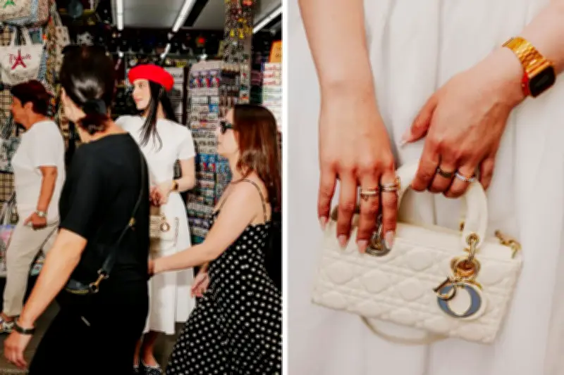 Look de touristes : sac Dior et robe Shein pour le voyage