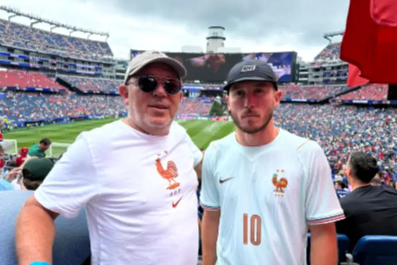 Lorenzo Vinci et son père vivent un rêve américain en supportant les Bleus