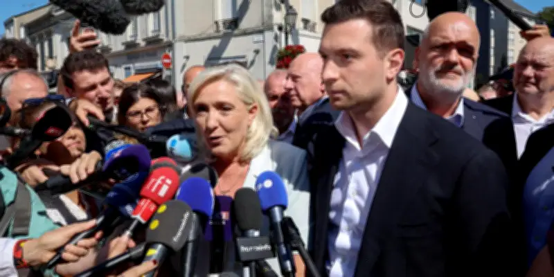 Marine Le Pen condamnée en appel: Bardella se réjouit et lance la campagne dans la Sarthe