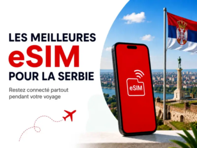 Meilleure eSIM pour la Serbie : notre sélection 2024