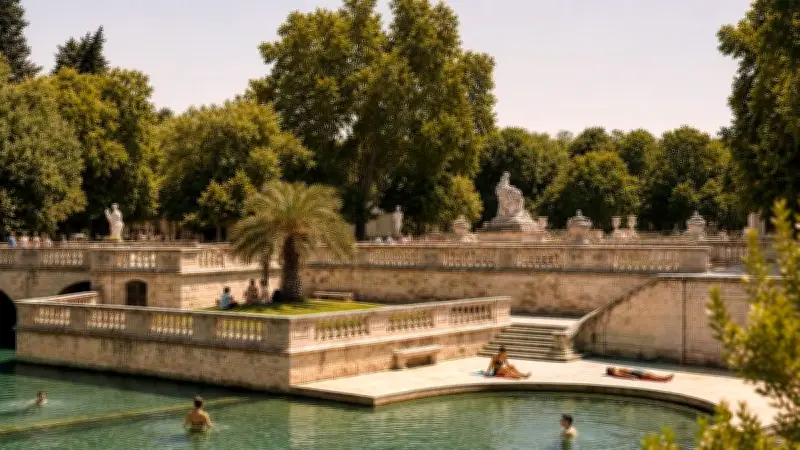 Nîmes : et si on se baignait à nouveau aux Jardins de la Fontaine ?