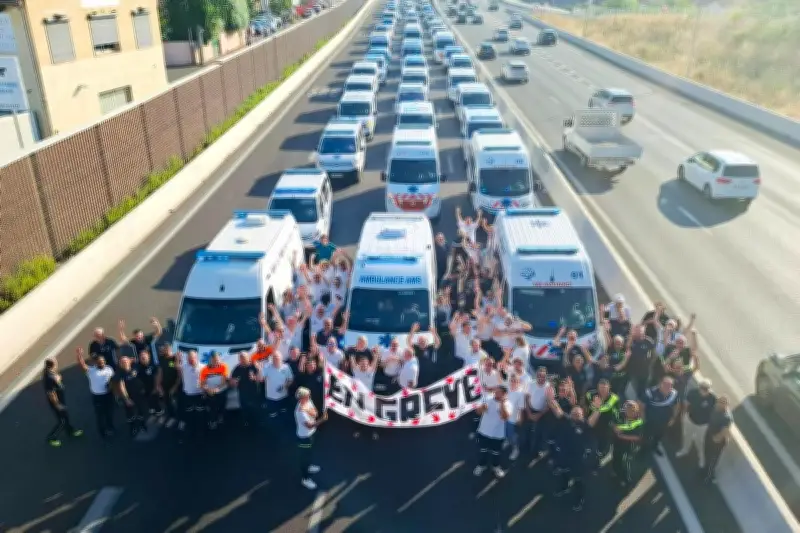 Opération escargot des ambulanciers : le cortège se dirige vers la préfecture du Var