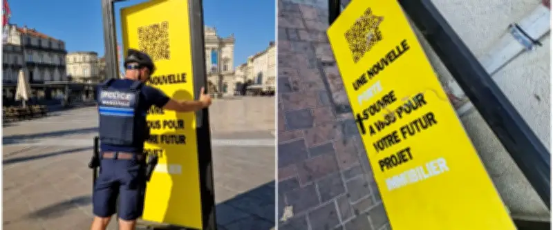 Porte jaune place de la Comédie : le maire de Montpellier s'indigne