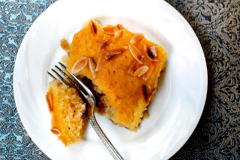 Recette facile du revani, le gâteau turc à la semoule et au sirop