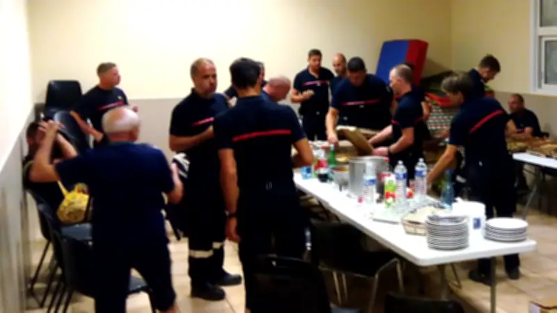 Saint-Victor-de-Malcap : solidarité nocturne avec les pompiers