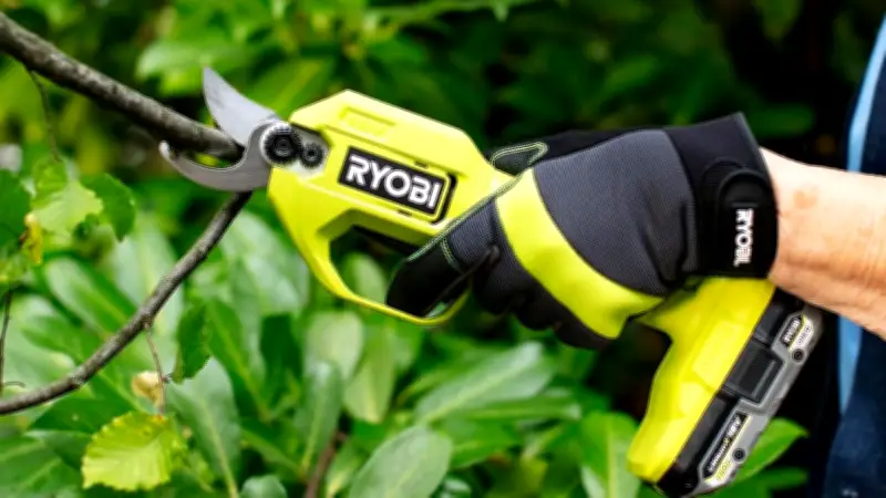Sécateur électrique Ryobi à prix réduit sur Amazon : stocks limités