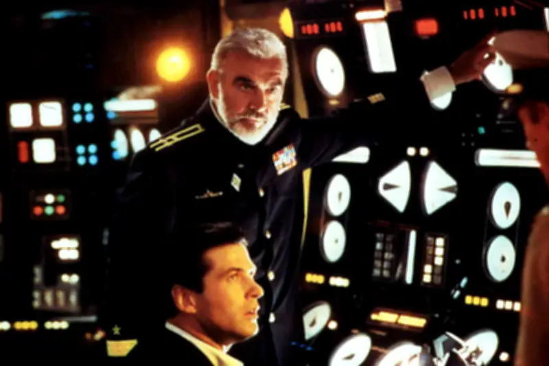 Sean Connery à queue de cheval dans « À la poursuite d'Octobre Rouge »