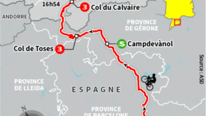 Tour de France 2026 : étape 3, parcours baroudeurs, horaires, profil