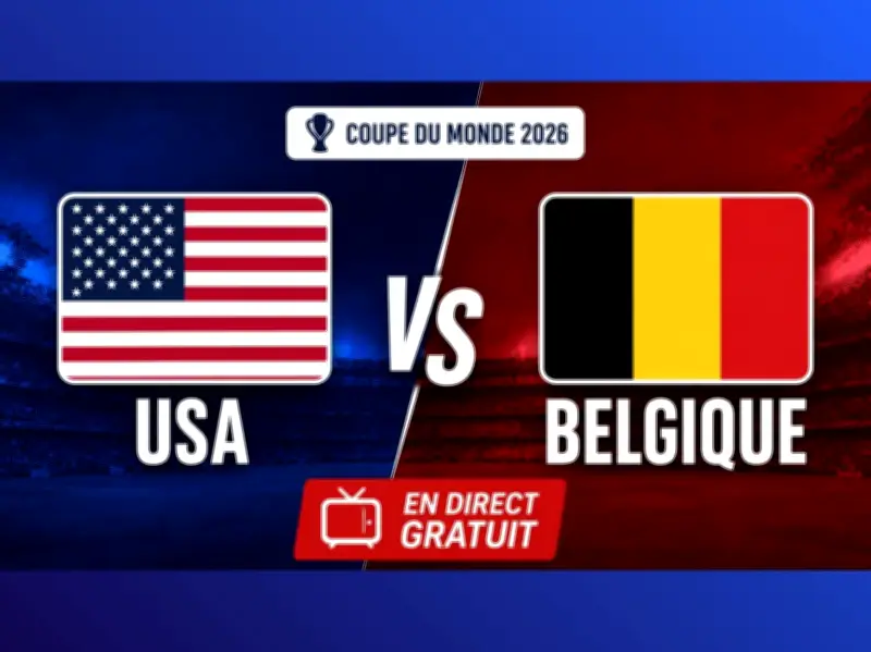 USA-Belgique : chaînes gratuites pour le match à l'étranger