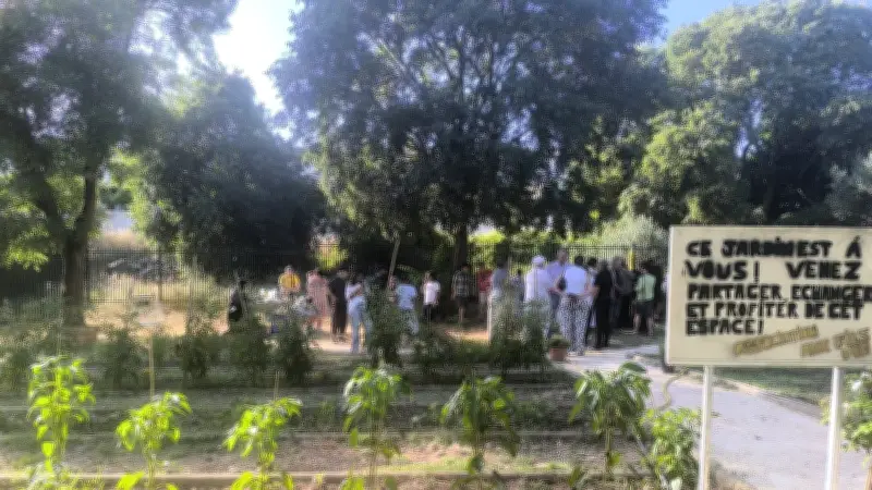À Valdegour, le jardin doré inauguré, un espace collectif intergénérationnel