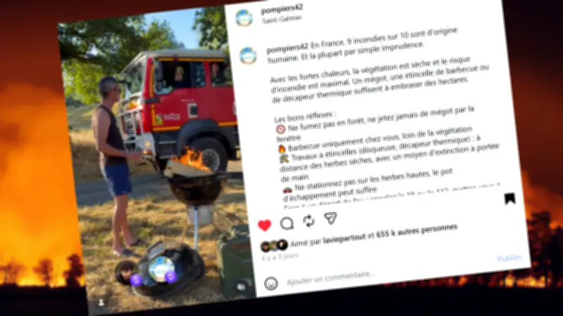 Vidéo virale des pompiers : prévention incendie avec humour